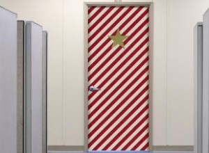 5 ideas únicas para el concurso de decoración navideña de puertas de oficinas