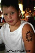 Tatuajes temporales para niños
