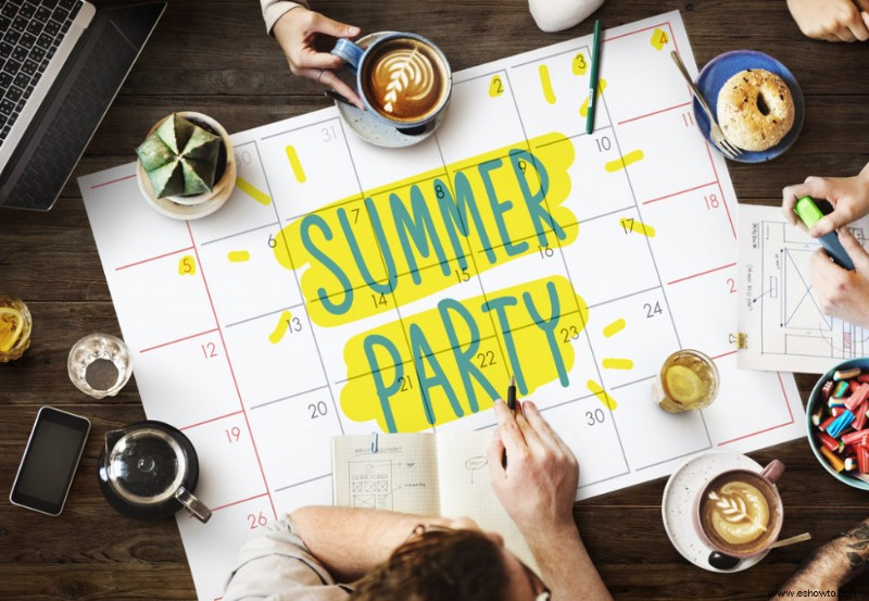 8 sencillos consejos para una fiesta al aire libre