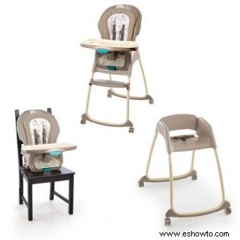 Excelentes opciones para sillas altas para bebés