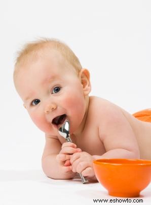 Gráfico práctico de alimentación sólida para bebés