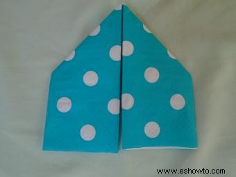 Ideas fáciles y adorables para doblar servilletas para baby shower