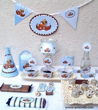 Decoraciones religiosas para baby shower