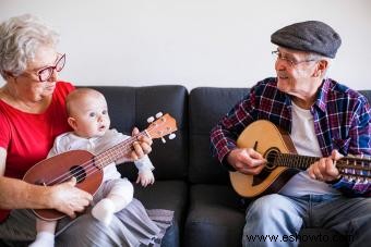 Los efectos enriquecedores de tocar música para bebés