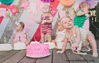 20 ideas de Smash Cake para un primer cumpleaños inolvidable