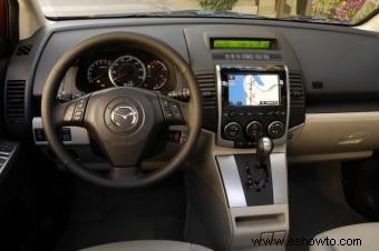 Pantalla de MPG de Mazda5