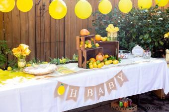 21 temas de baby shower de verano:deja que la nueva mamá brille