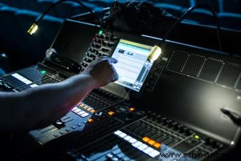 Opciones de la escuela de ingeniería de audio