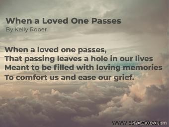 Poemas obituarios para conmemorar a sus seres queridos