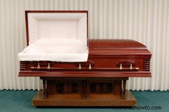 Ataúd de féretro para funerales:¿qué es y lo necesita?