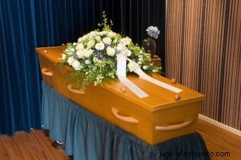 Ataúd de féretro para funerales:¿qué es y lo necesita?