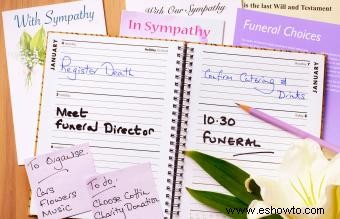 ¿Cuánto tiempo lleva planificar un funeral?