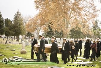 Planificación de un servicio funerario para despedirse