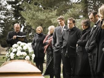 Planificación de un servicio funerario para despedirse