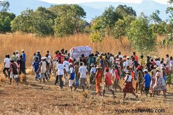 Rituales de la muerte en África