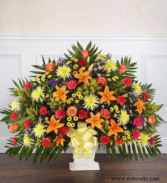 Flores funerarias para hombres:tipos y toques personales