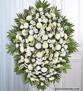 Flores funerarias para hombres:tipos y toques personales