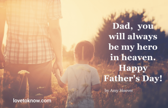 Feliz día del padre en el cielo, papá:Honrando su memoria