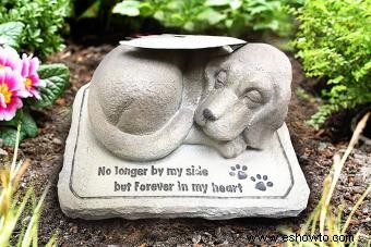 Lápidas de mascotas y lápidas para conmemorarlas