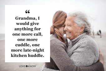 Llorar la muerte de una abuela:25 citas para ayudarte a sanar