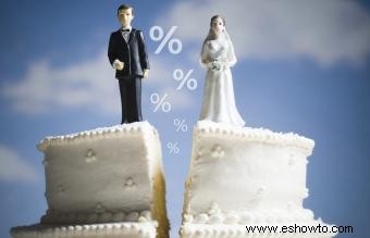 Tasas de divorcio en Estados Unidos