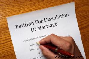 Petición de disolución del matrimonio