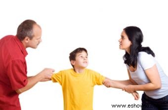 Derechos de los padres divorciados que comparten la custodia del niño