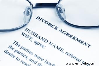 Solicitud de divorcio en Kentucky sin un abogado