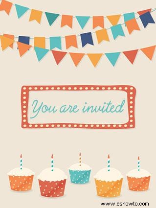 Sugerencias de redacción para las invitaciones de cumpleaños de los niños
