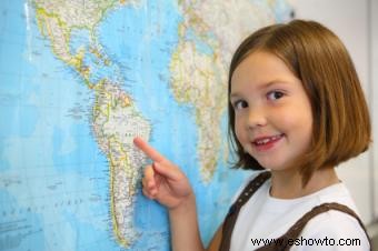 Ideas para lecciones de geografía y juegos para niños