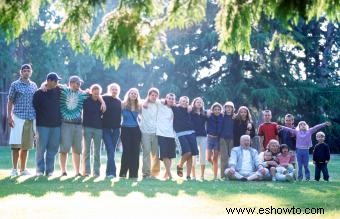 25 ideas para fotos familiares grandes que son inteligentes (y prácticas)