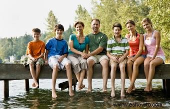 25 ideas para fotos familiares grandes que son inteligentes (y prácticas)