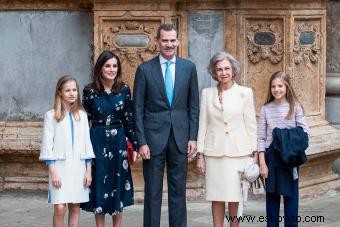 La familia real española hoy:una instantánea + datos curiosos