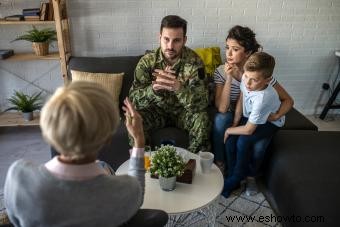 Los efectos de la guerra en las familias militares:sumergirse en el impacto
