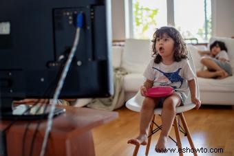 Gráfico de tiempo de pantalla simple para mantener a los niños felices y saludables