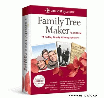 Uso del software Family Tree Maker