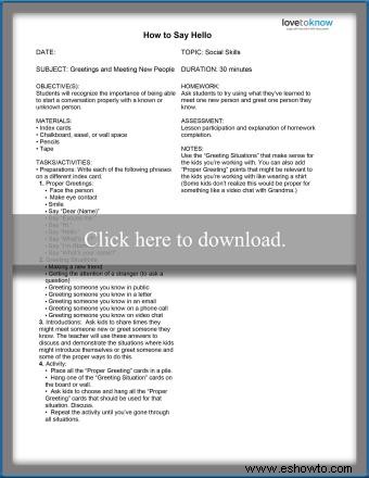 Planes de lecciones gratuitos de habilidades sociales para estudiantes