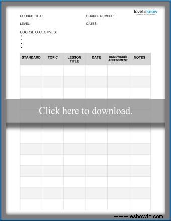 Plantillas de planes de lecciones gratuitas