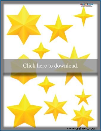 Plantillas de estrellas imprimibles gratis