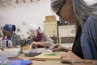 Artes y manualidades para personas mayores