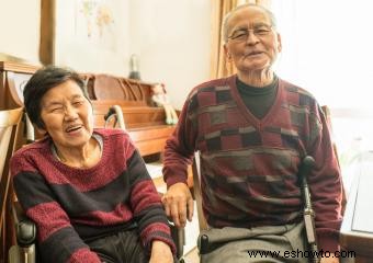 Lecciones de personas mayores en Japón