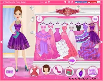 Juegos de moda para adolescentes