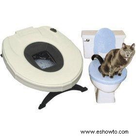 Pasos involucrados en el entrenamiento para ir al baño del gato