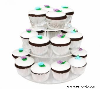 Soporte acrílico para cupcakes