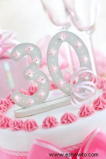 Ideas para pasteles de cumpleaños número 30