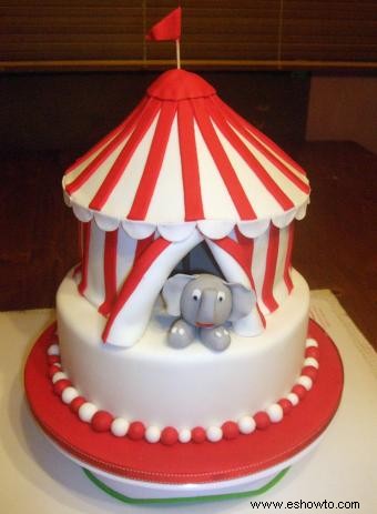 Diseños de pastel de cumpleaños con tema de circo
