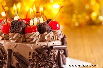 Deliciosas ideas de pastel de chocolate para cumpleaños