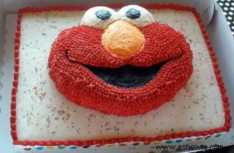 Decoración de pasteles de Elmo