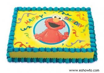 Decoración de pasteles de Elmo