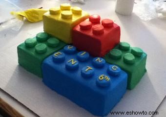 Ideas para pasteles de cumpleaños con temática de Lego